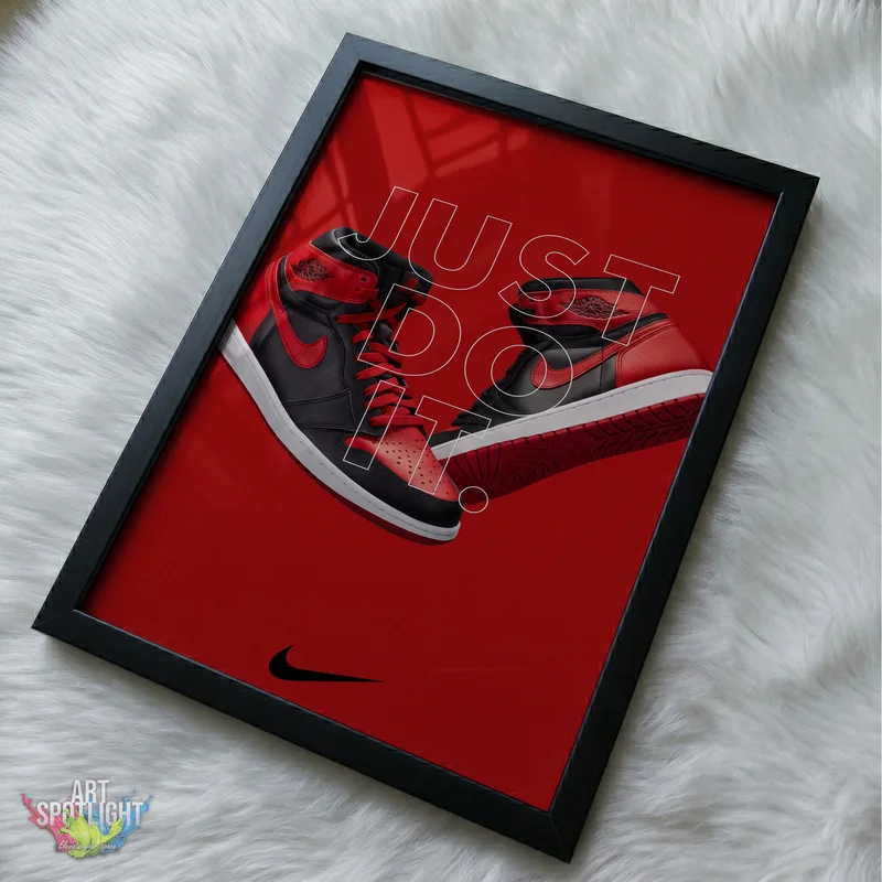 AIR JORDAN 1 BLACK AND RED