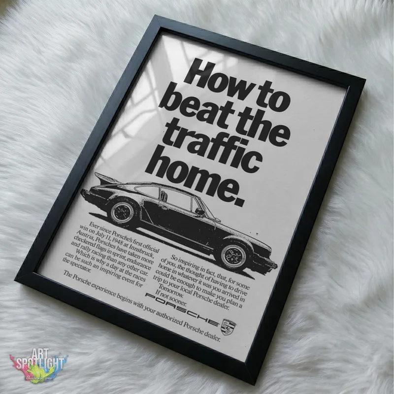 PORSCHE BEAT THE TRAFFIC