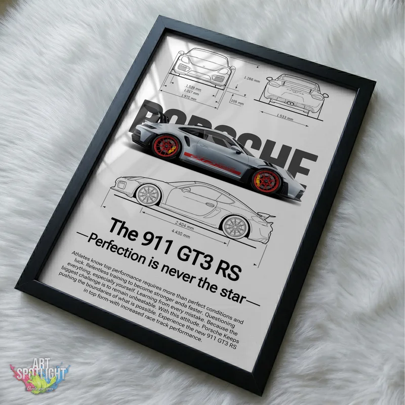 PORSCHE 911 GT3 RS BLUEPRINT