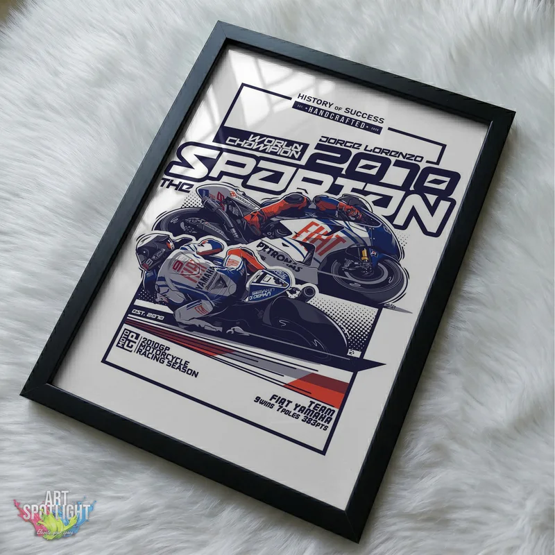 JORGE LORENZO 2010 WORLD CHAMPION