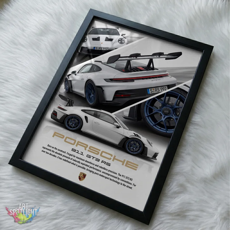 WHITE PORSCHE 911 GT3 RS