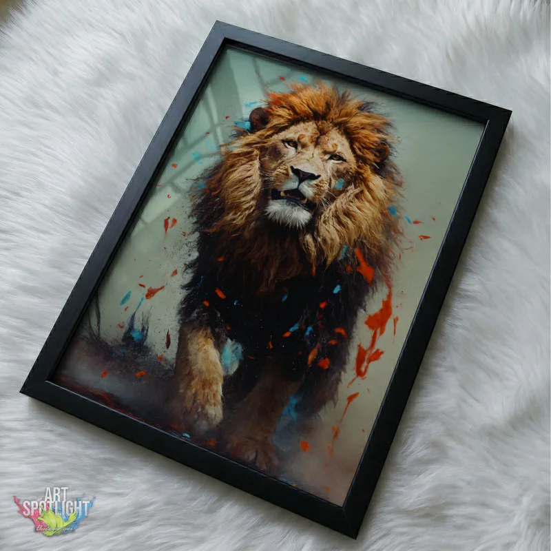 LION STRIDING FORWARD