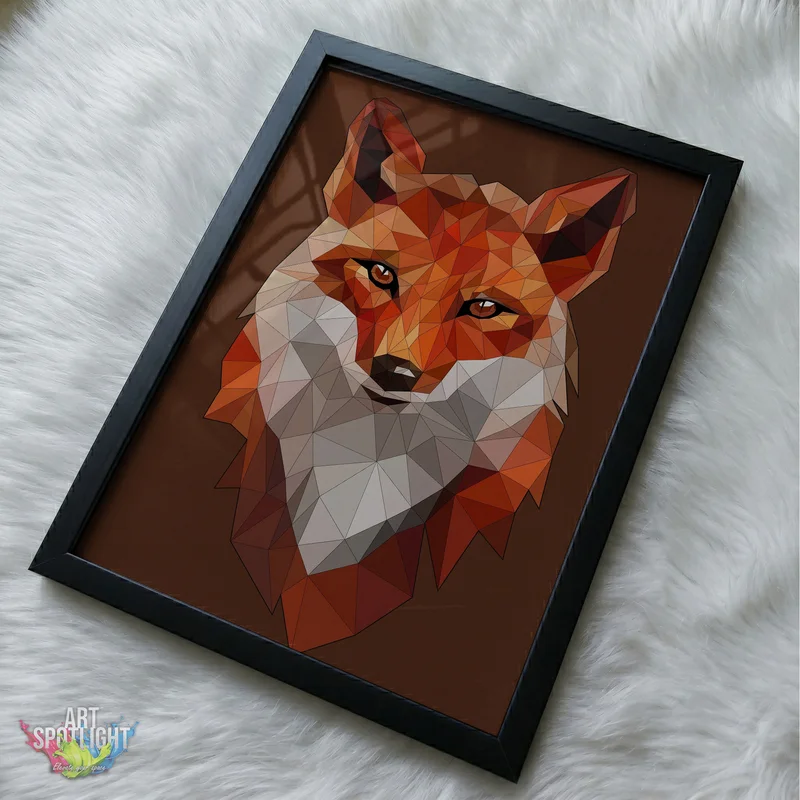 GEOMETRIC RED FOX