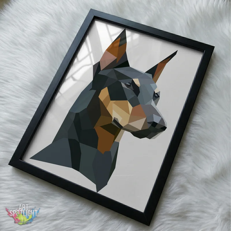 GEOMETRIC DOBERMAN