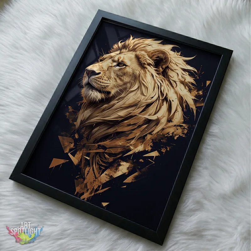 GOLDEN LION IN FRAGMENTS