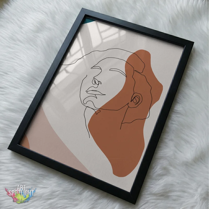 ABSTRACT LINE PORTRAIT