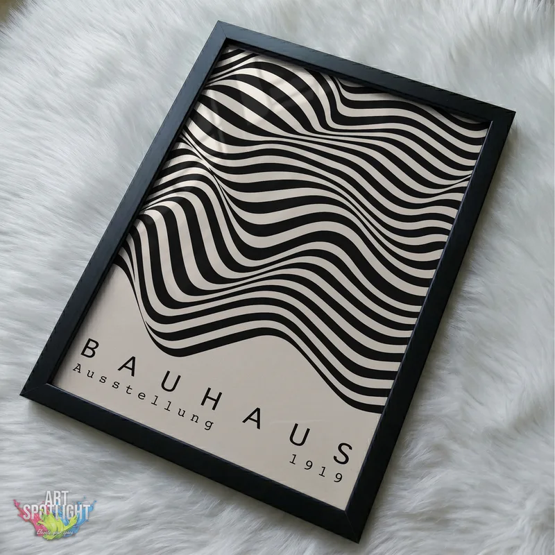 BLACK AND WHITE WAVES