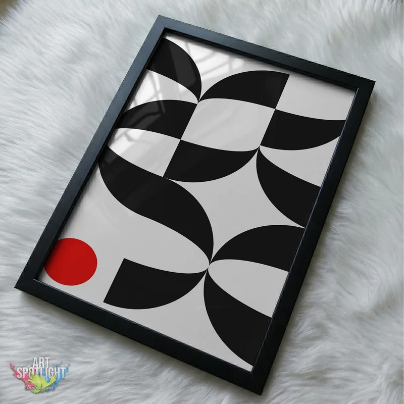 BLACK CURVES RED CIRCLE