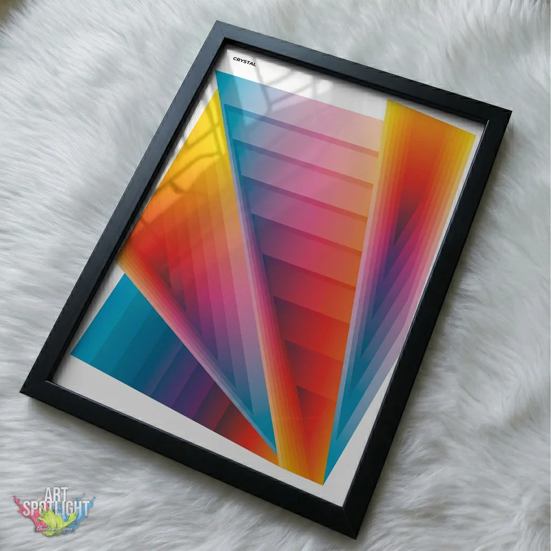 COLORFUL GEOMETRIC CRYSTAL