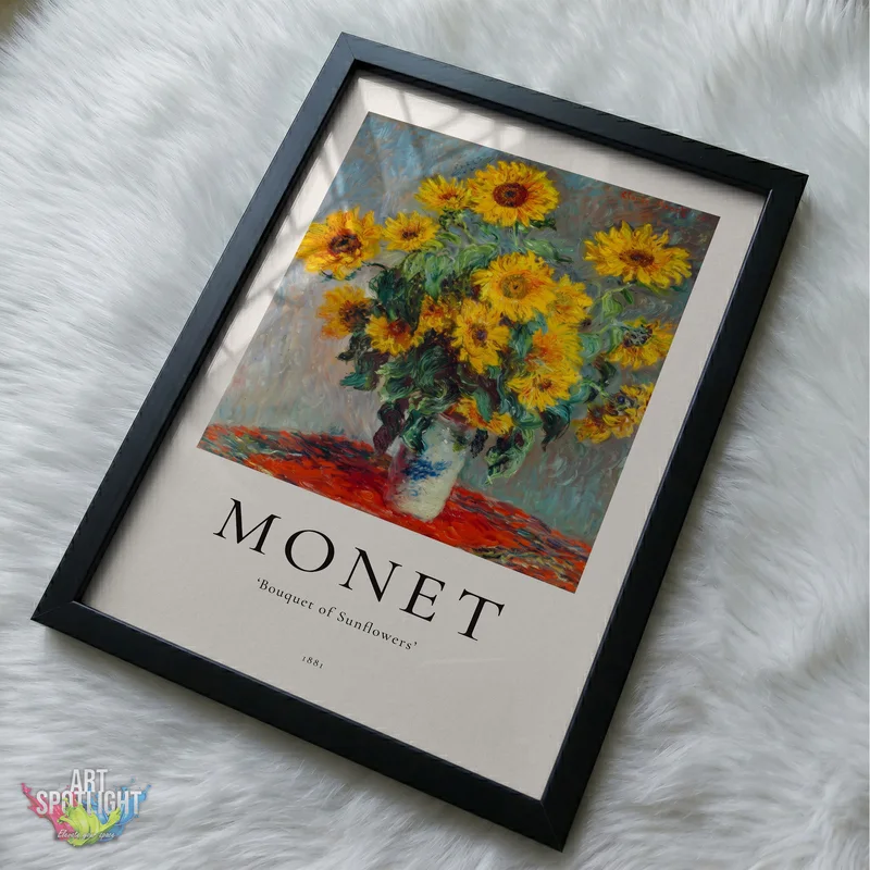 BOUQUET OF SUNFLOWERS — CLAUDE MONET