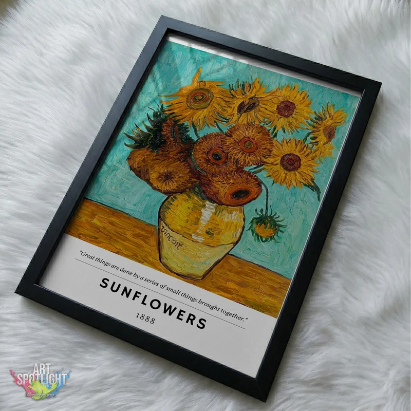 SUNFLOWERS BY VINCENT VAN GOGH
