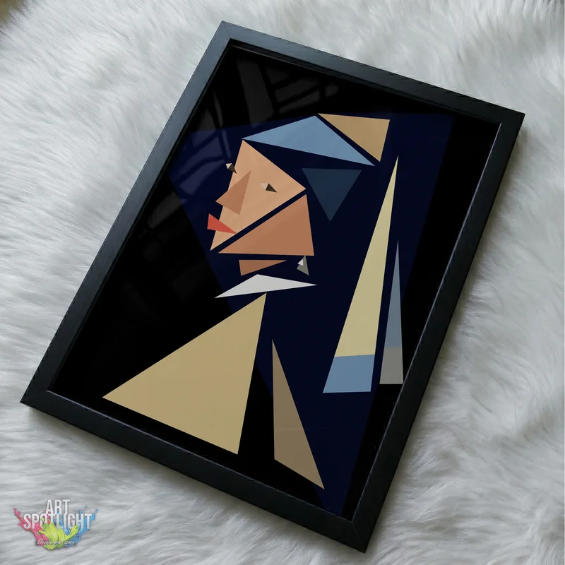 PORTRAIT IN MIDNIGHT TRIANGLES