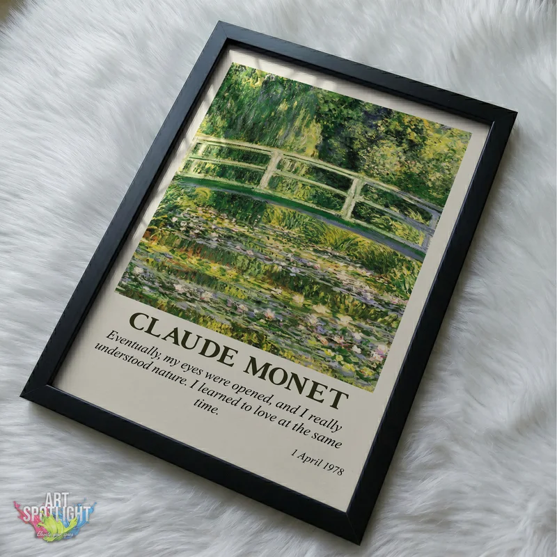 CLAUDE MONET — LILY POND BRIDGE