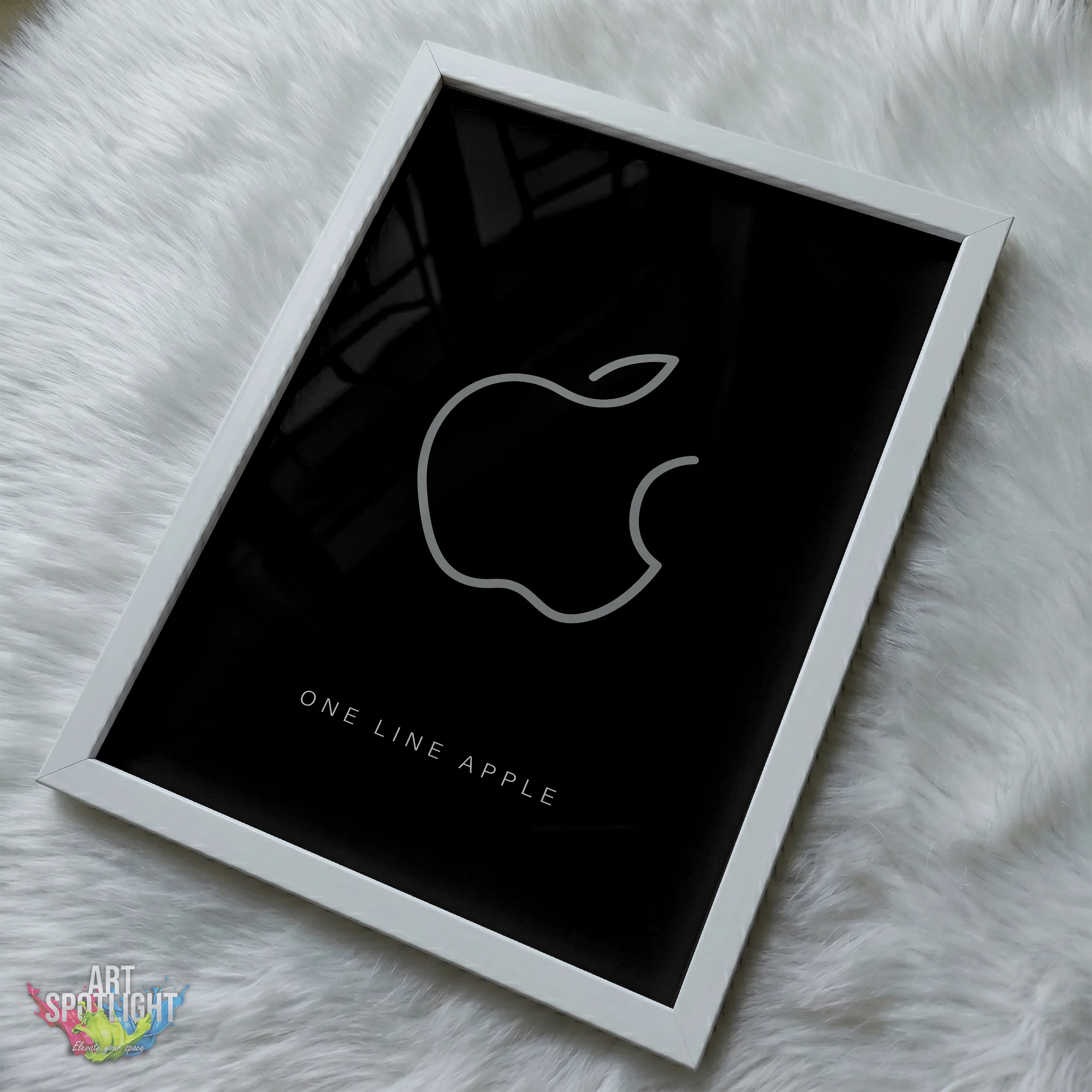 APPLE ONE LINE LOGO