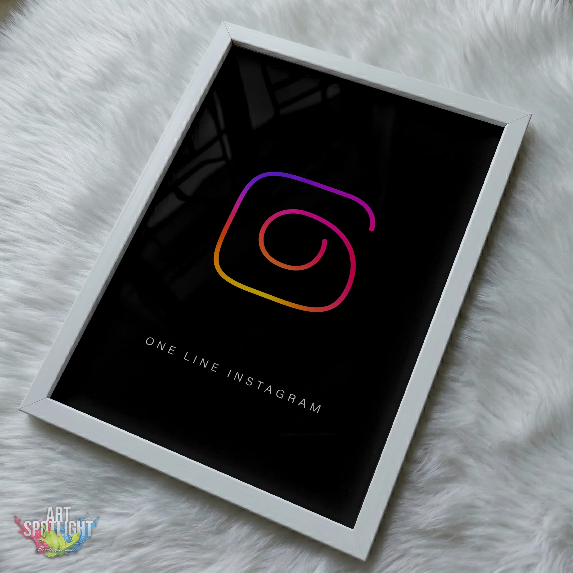 INSTAGRAM ONE LINE LOGO
