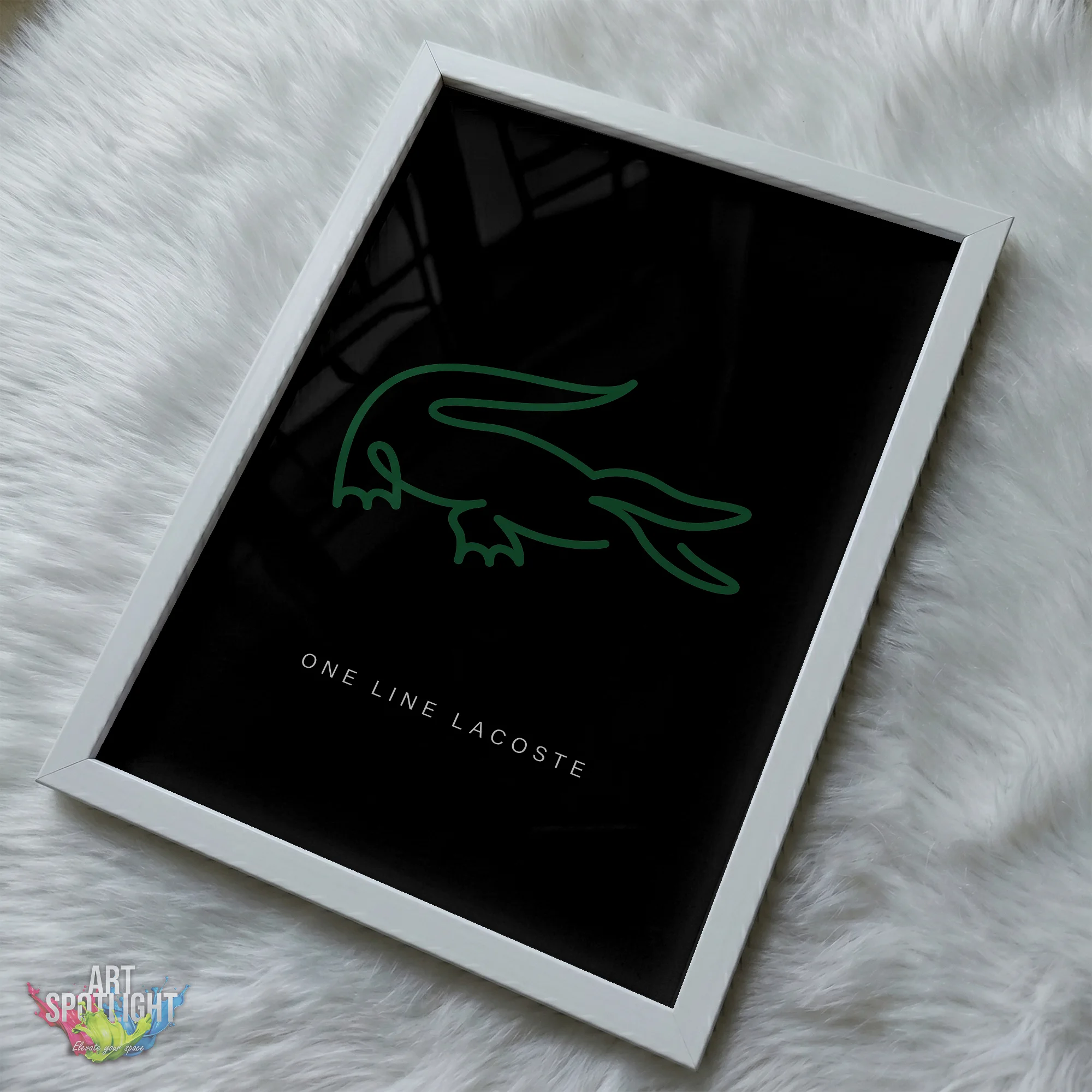 LACOSTE ONE LINE LOGO