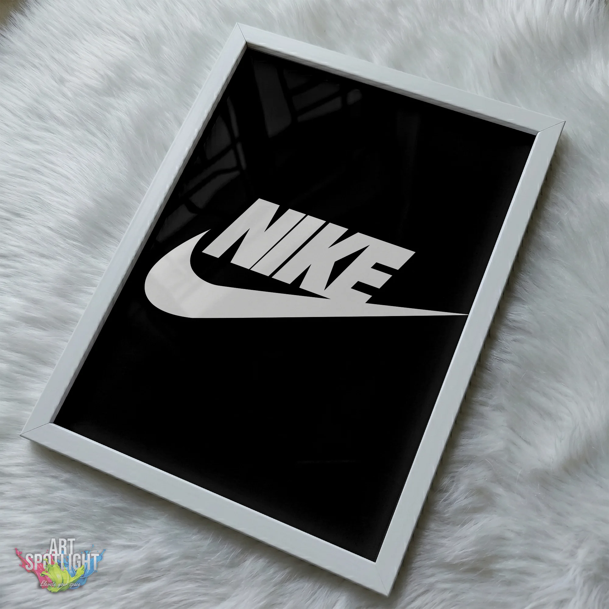 NIKE WHITE SWOOSH