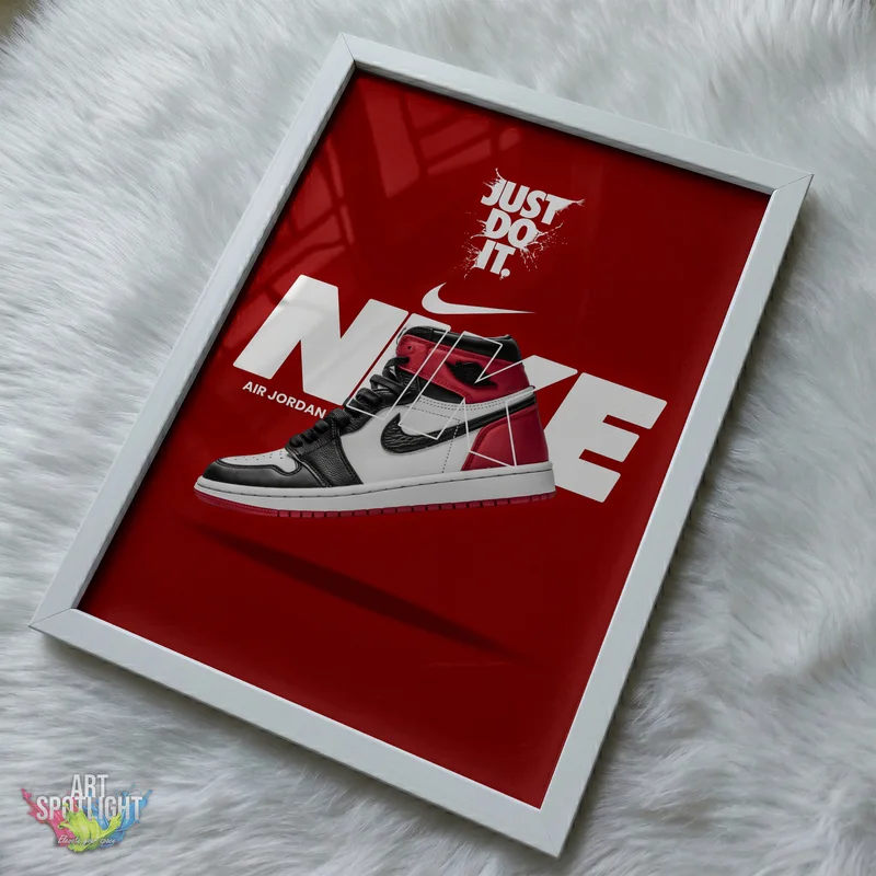 AIR JORDAN 1 RED BACKGROUND