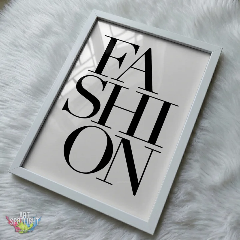 FASHION BLACK TYPOGRAPHY