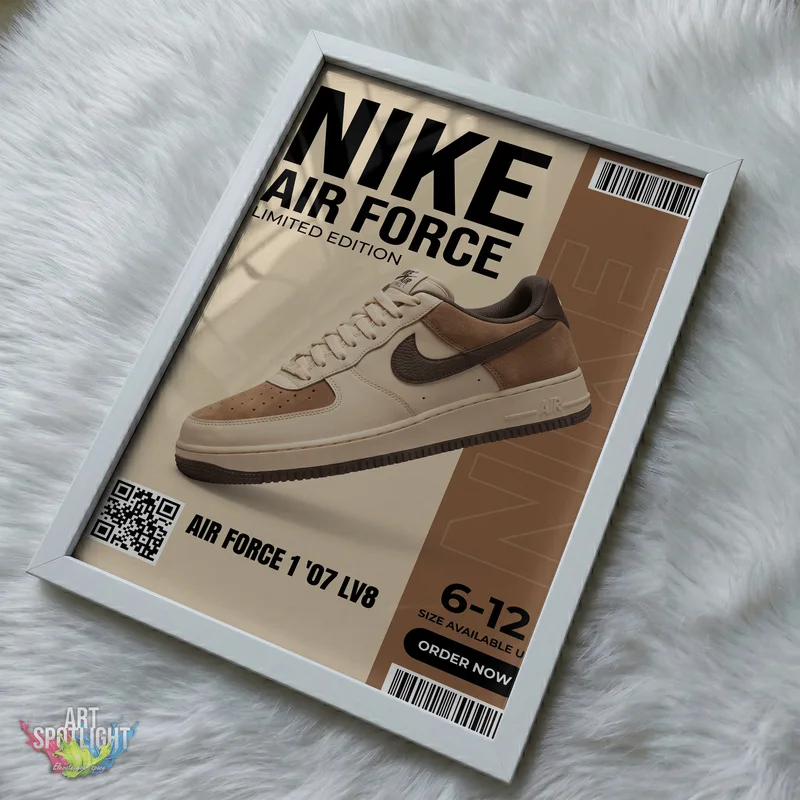 NIKE AIR FORCE 1 TAN