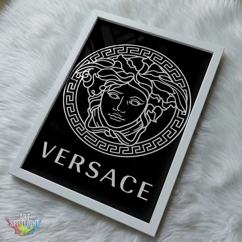 VERSACE MEDUSA WHITE LOGO