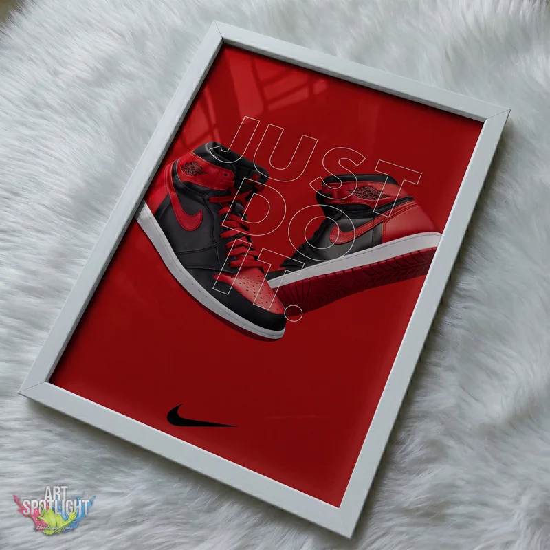 AIR JORDAN 1 BLACK AND RED