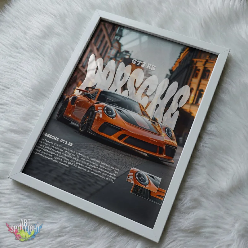 ORANGE PORSCHE 911 GT3 RS