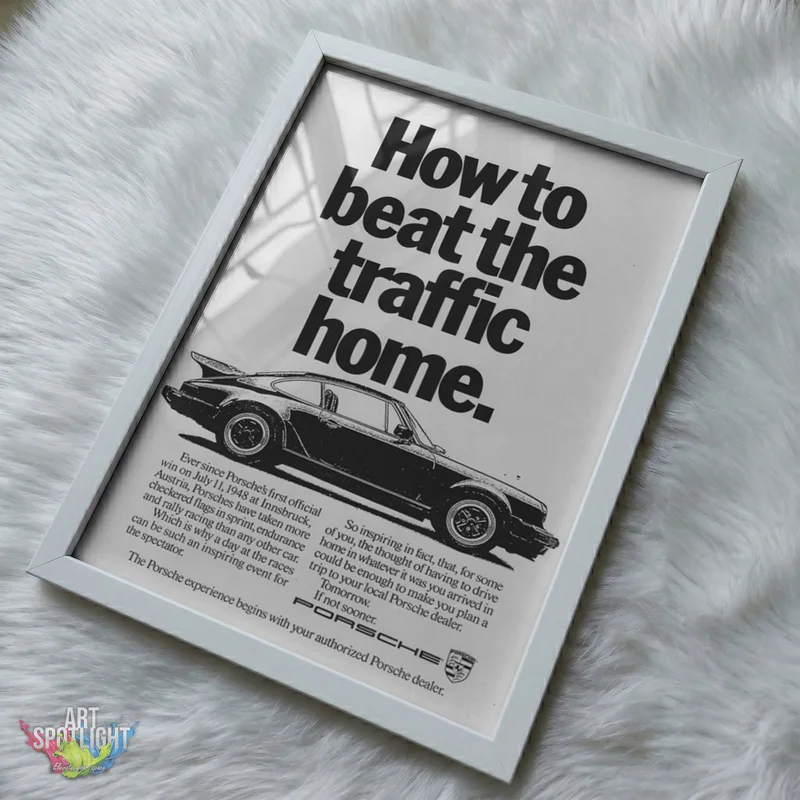 PORSCHE BEAT THE TRAFFIC