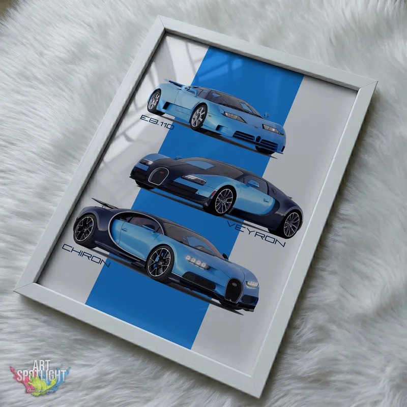 BUGATTI SUPERCAR EVOLUTION