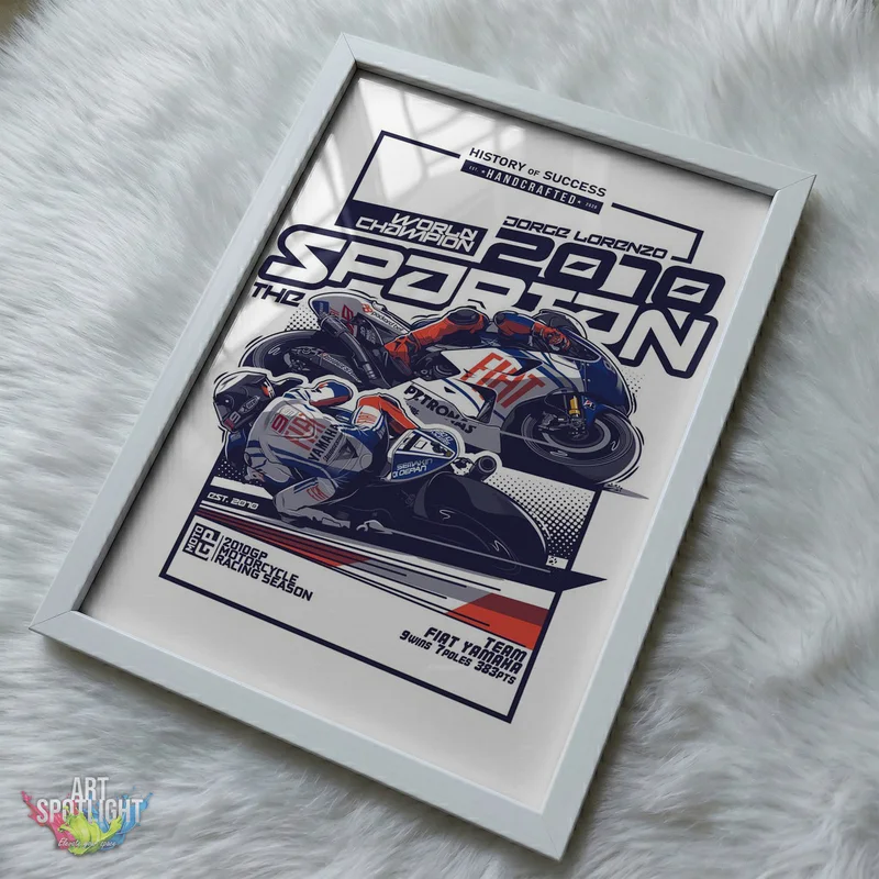 JORGE LORENZO 2010 WORLD CHAMPION