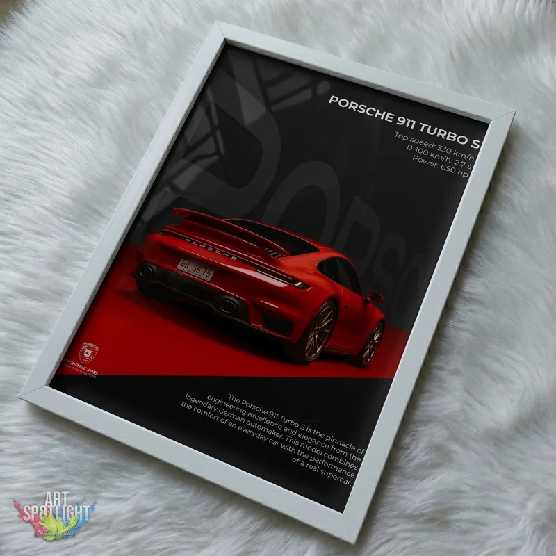 RED PORSCHE 911 TURBO S