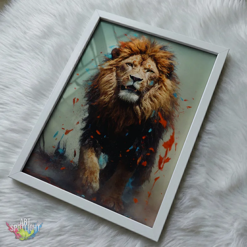 LION STRIDING FORWARD