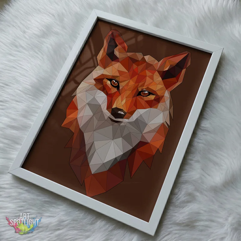 GEOMETRIC RED FOX