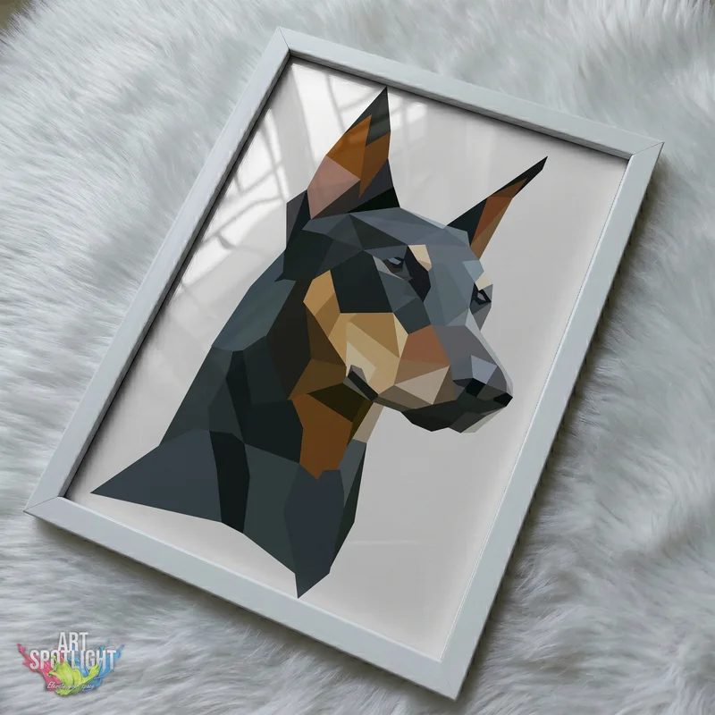 GEOMETRIC DOBERMAN