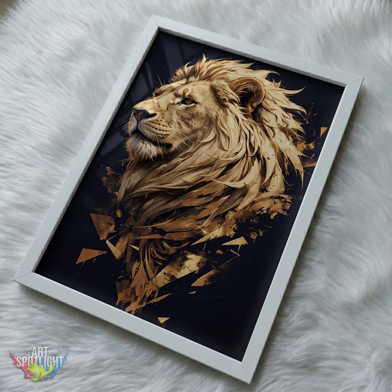 GOLDEN LION IN FRAGMENTS