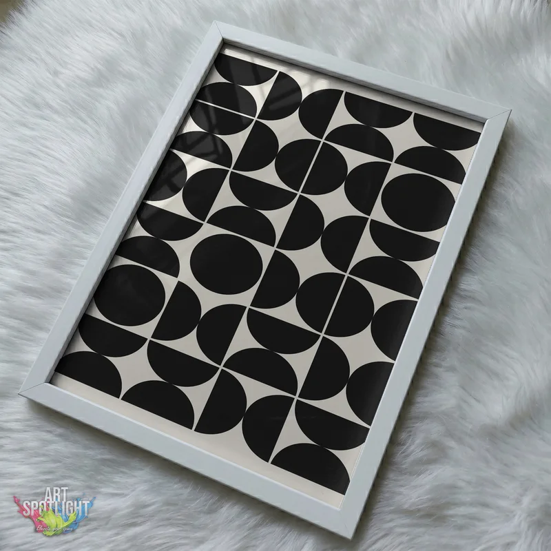 BLACK CIRCLES AND SEMICIRCLES
