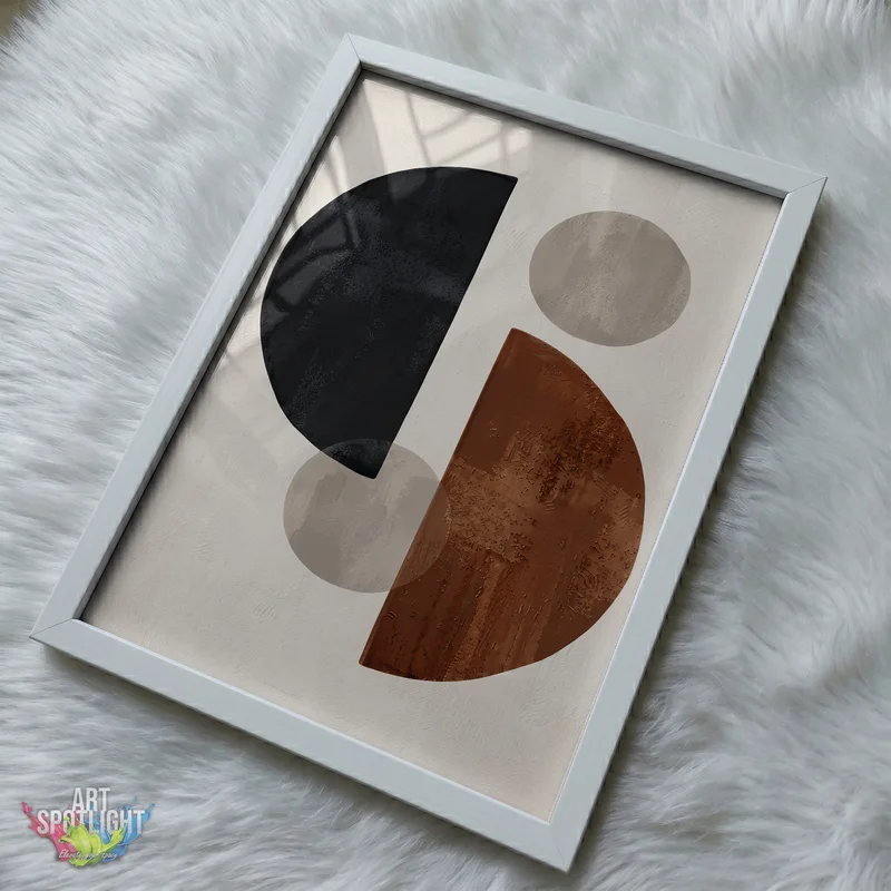 EARTH TONE GEOMETRIC SHAPES