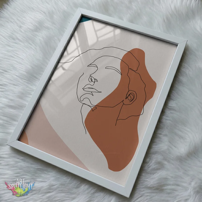 ABSTRACT LINE PORTRAIT