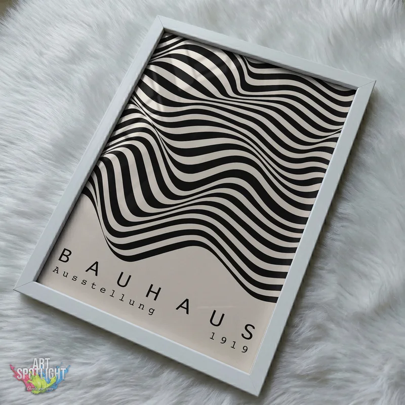 BLACK AND WHITE WAVES