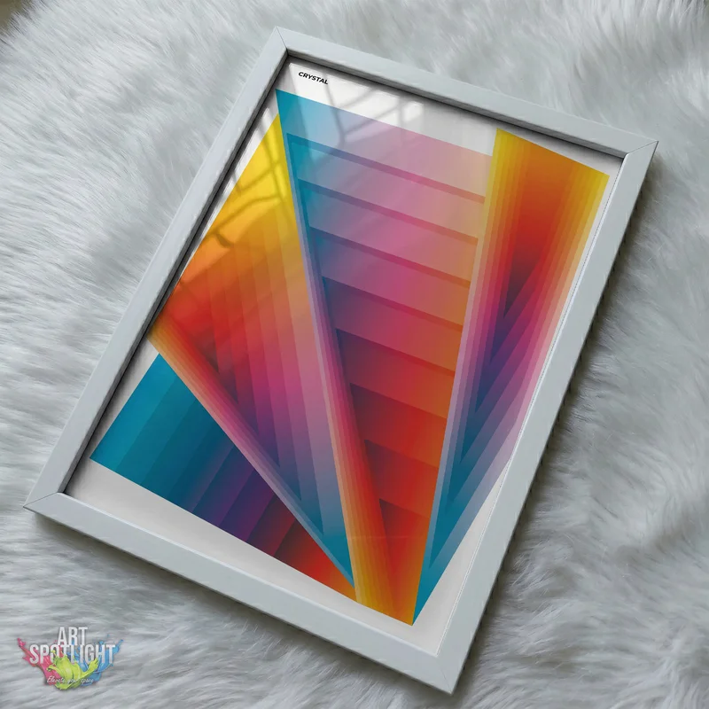 COLORFUL GEOMETRIC CRYSTAL