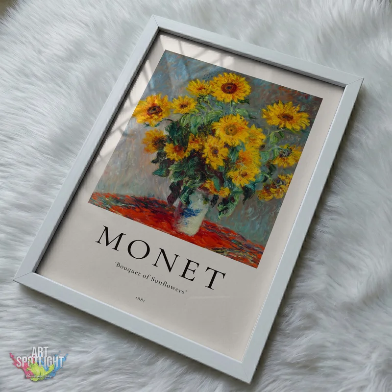 BOUQUET OF SUNFLOWERS — CLAUDE MONET