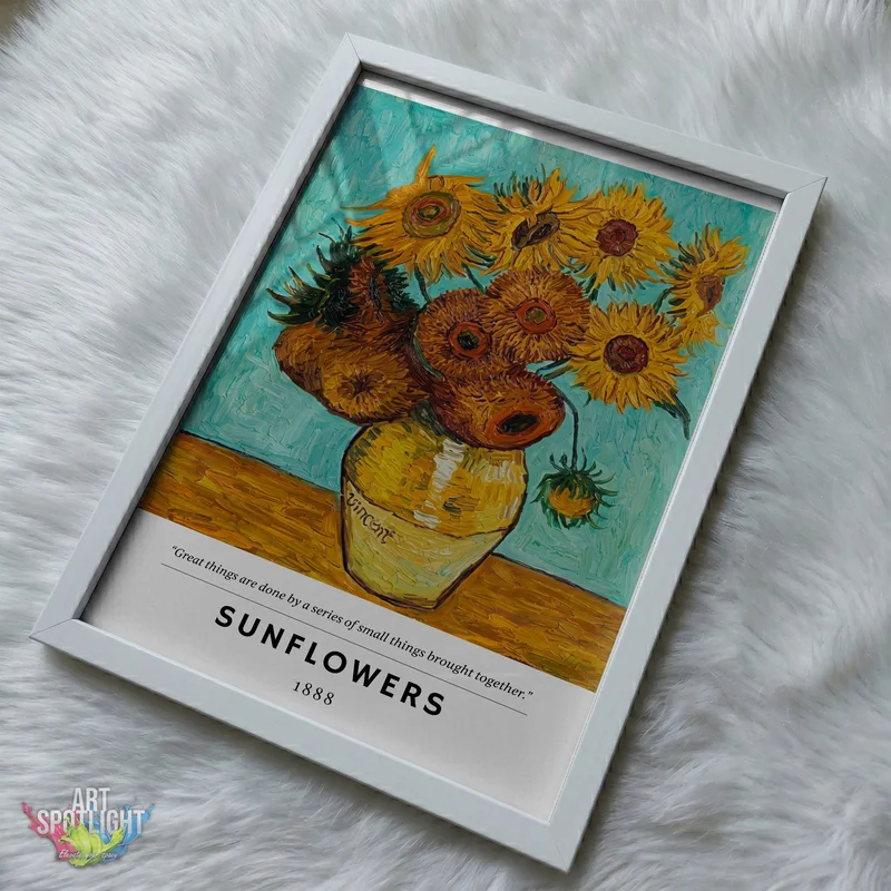 SUNFLOWERS BY VINCENT VAN GOGH