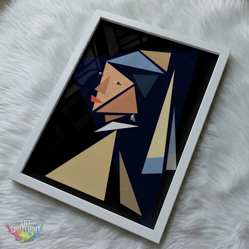 PORTRAIT IN MIDNIGHT TRIANGLES