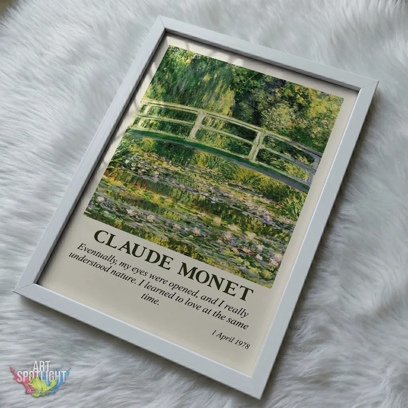 CLAUDE MONET — LILY POND BRIDGE