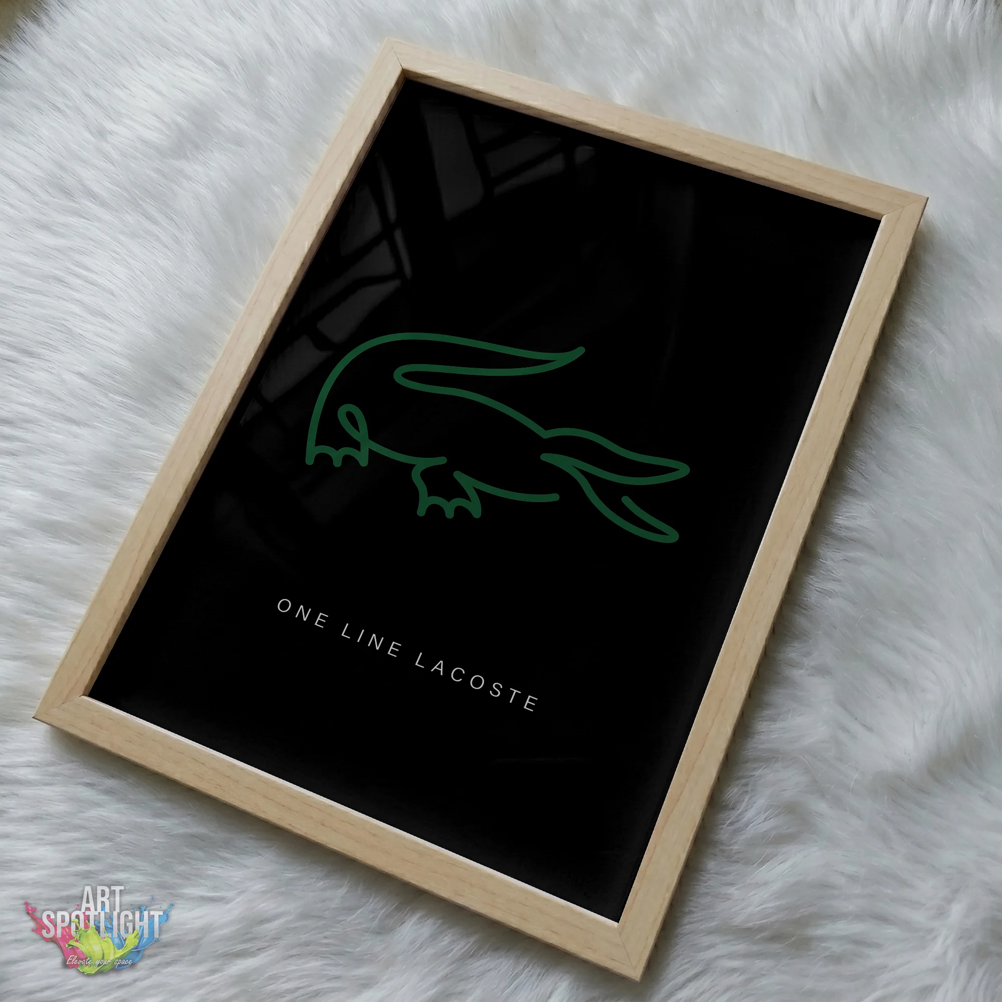 LACOSTE ONE LINE LOGO