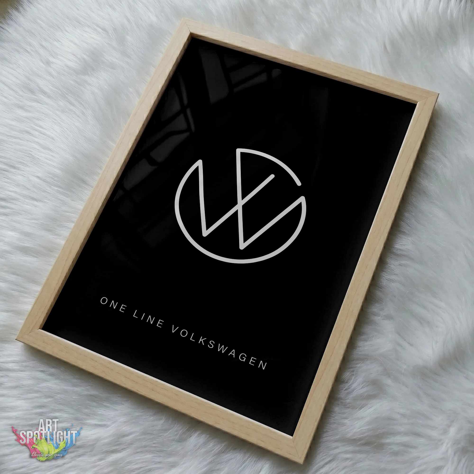 VOLKSWAGEN ONE LINE LOGO