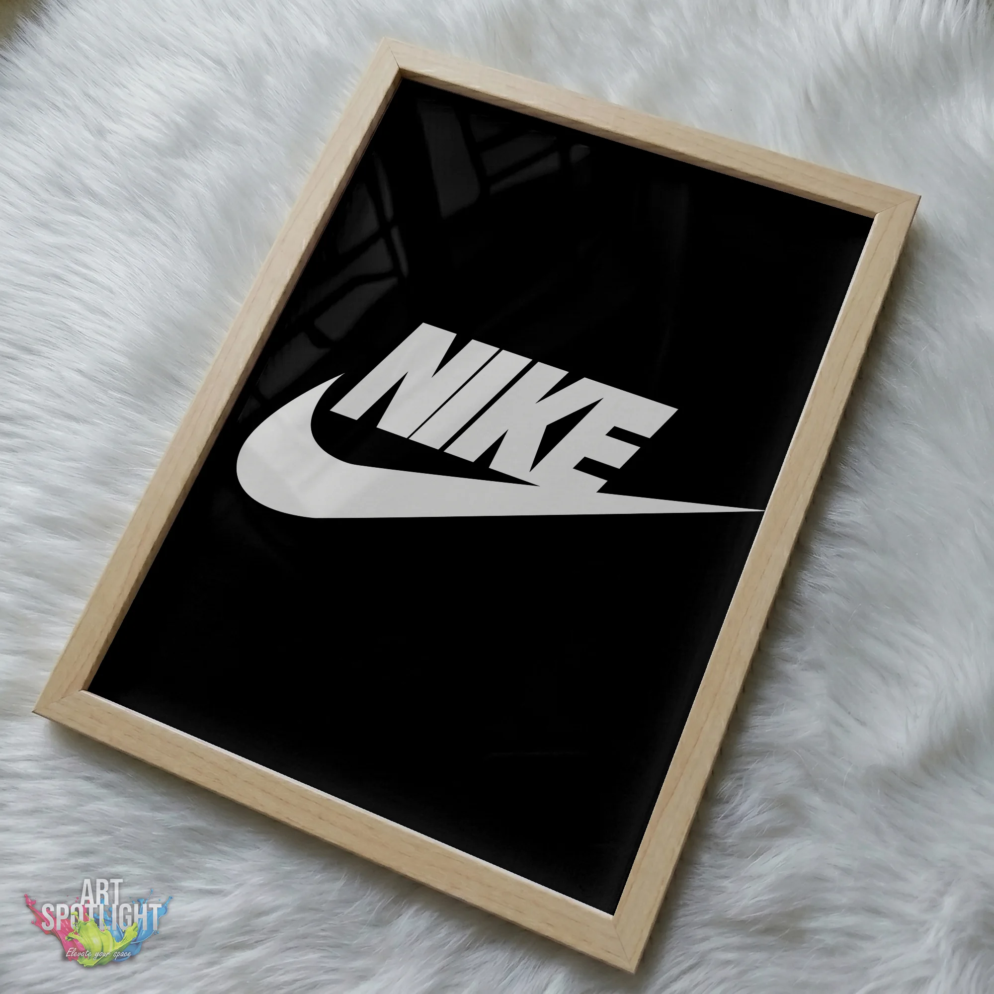 NIKE WHITE SWOOSH