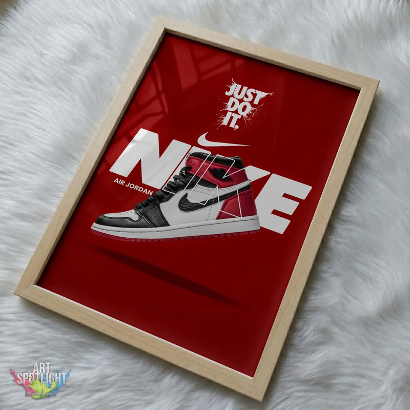 AIR JORDAN 1 RED BACKGROUND