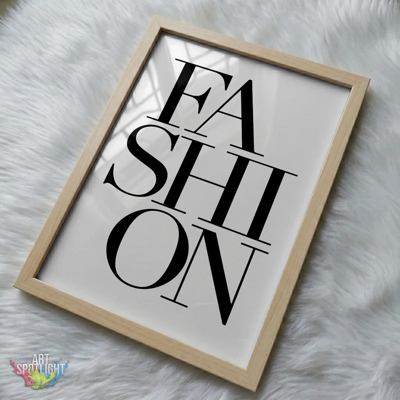 FASHION BLACK TYPOGRAPHY