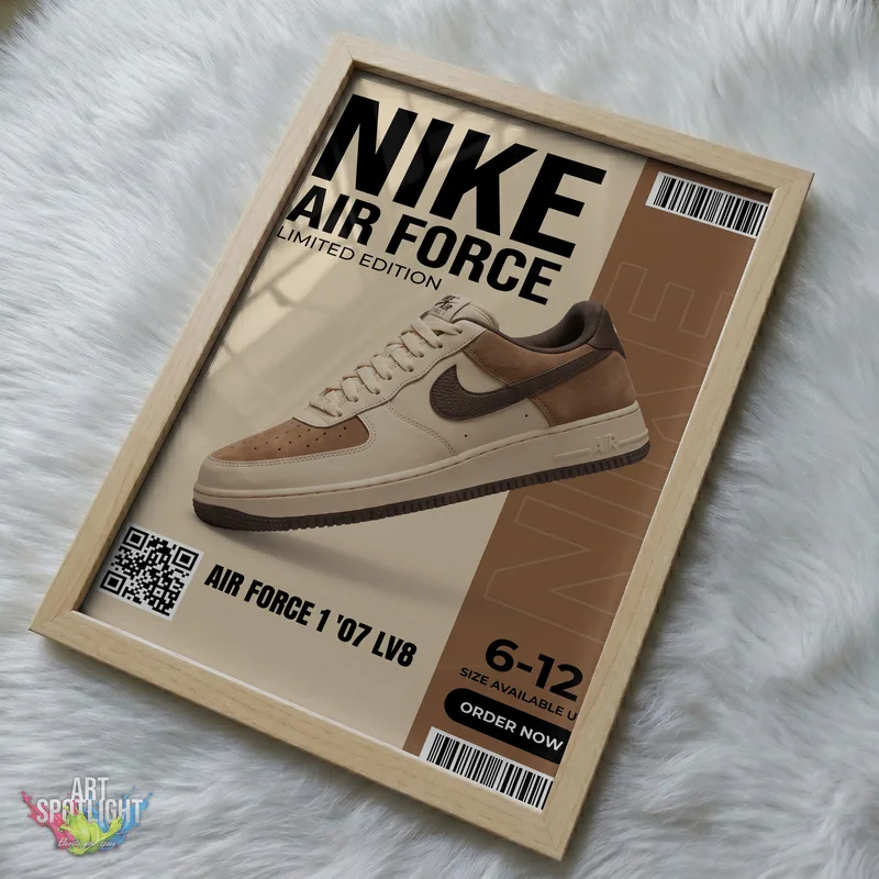 NIKE AIR FORCE 1 TAN